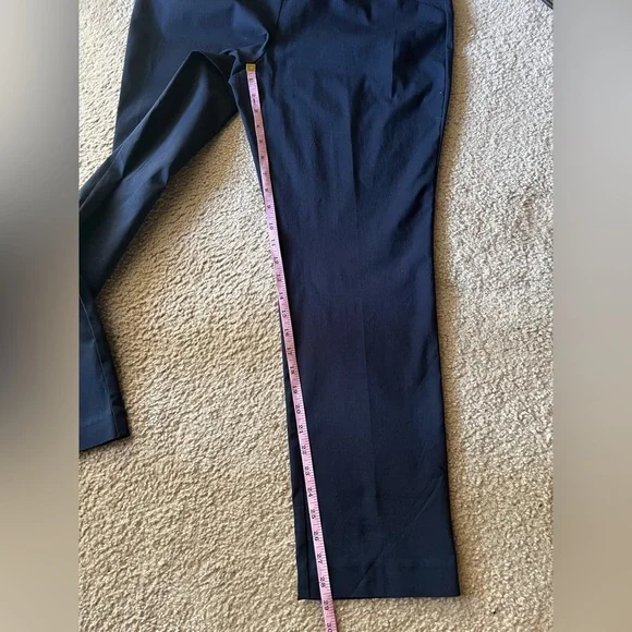 NEW Talbots Slimming Pull On Navy Pants size 12P - Picture 9 of 9